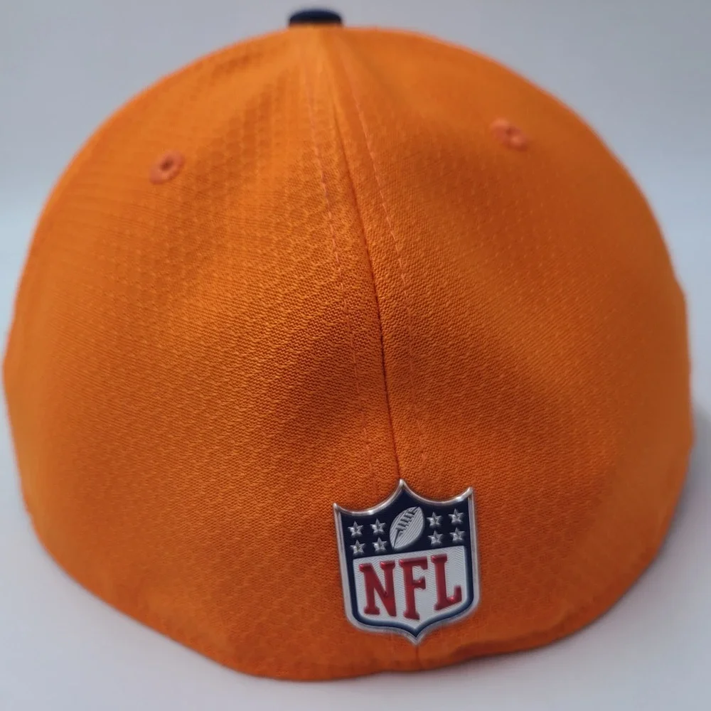 Denver Broncos Hat Fitted 8 New Era 59Fifty Orange Blue NFL Football Logo‎ Men